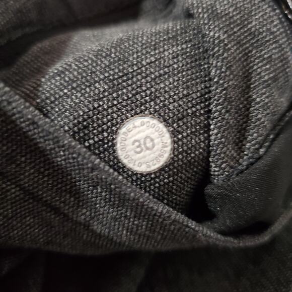 Lululemon ABC Skinny 34" Tech Canvas Pant Mens 30 Gray Commute Travel Casual - Picture 13 of 15